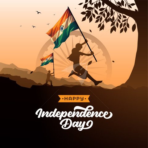 Happy Indian Independence Day Post Banner