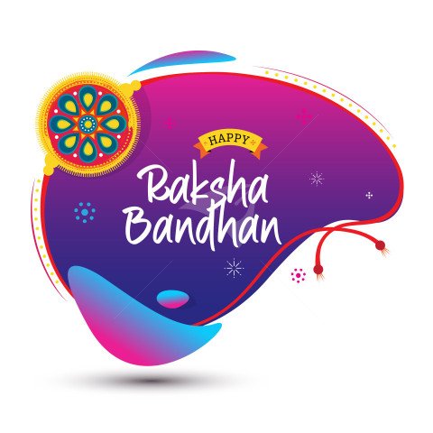 Happy Raksha Bandhan Banner Design Template