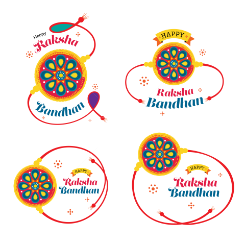 Happy Raksha Bandhan Sticker Png