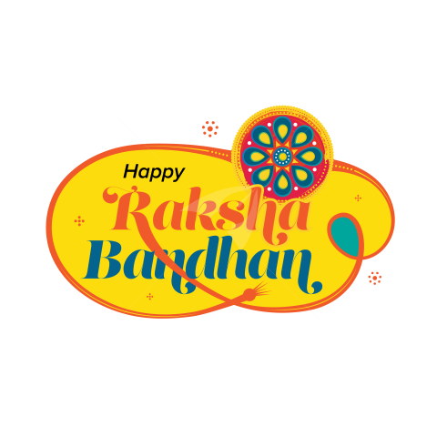 Happy Raksha Bandhan Sticker