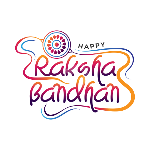 Happy Raksha Bandhan Calligraphy