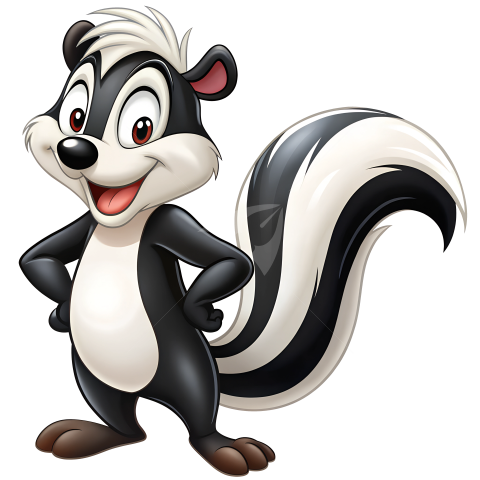 Pepe le pew cartoon character