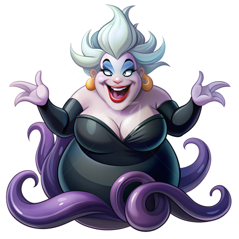 Ursula cartoon character