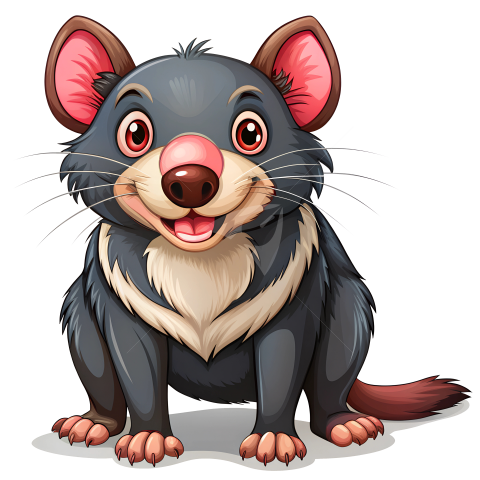 Tasmanian devil cartoon character