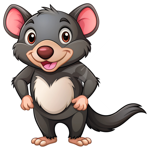 Tasmanian devil cartoon character