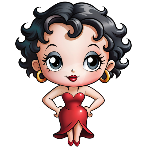 Betty boop cartoon character