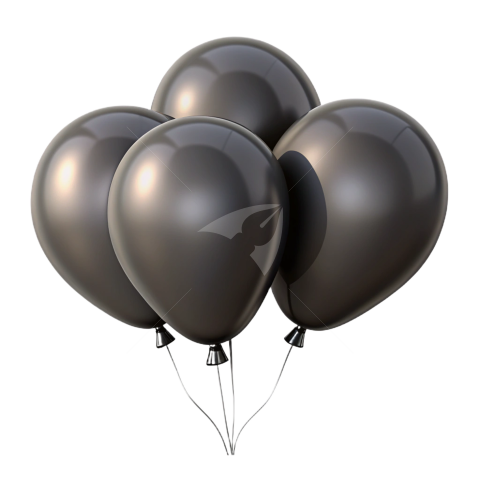 Black balloons Png