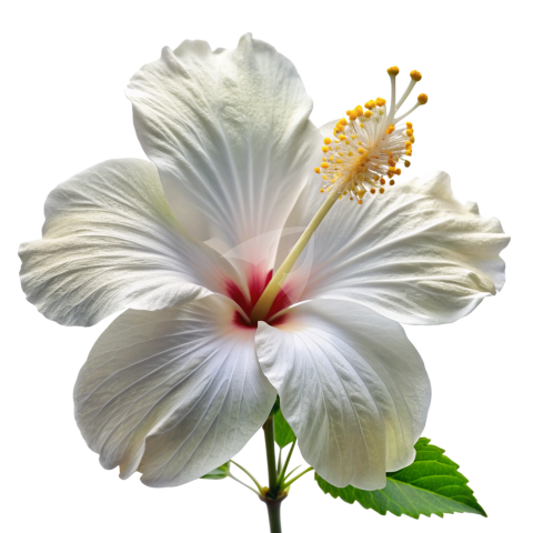 White Hibiscus flower Png