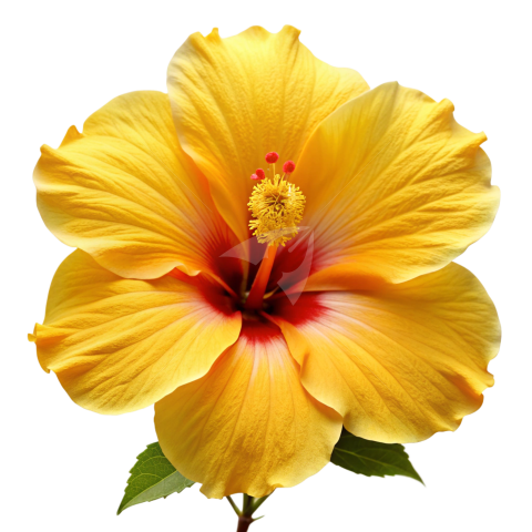 Yellow Hibiscus flower Png