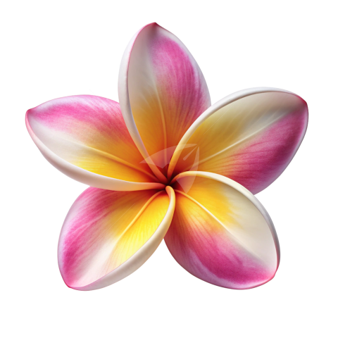 Pink Plumeria flower png