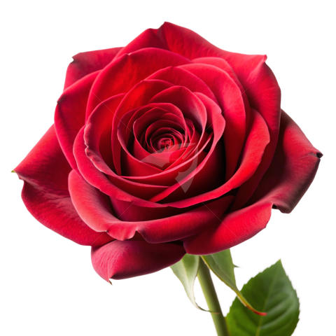 Red rose flower Png