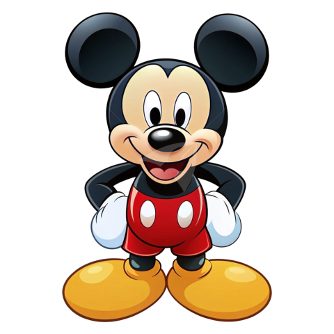 Mickey Mouse Cartoon Character