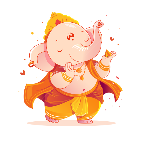 Lord Ganesha illustration vector png