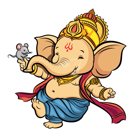 Lord Ganesha illustration vector png