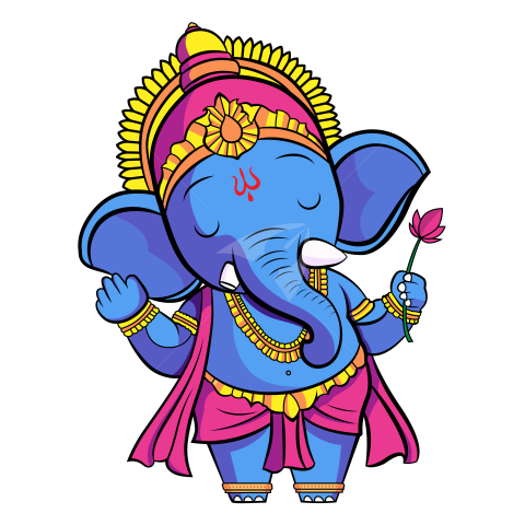 Lord Ganesha illustration vector png