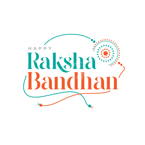 Happy Raksha Bandhan Sticker Design