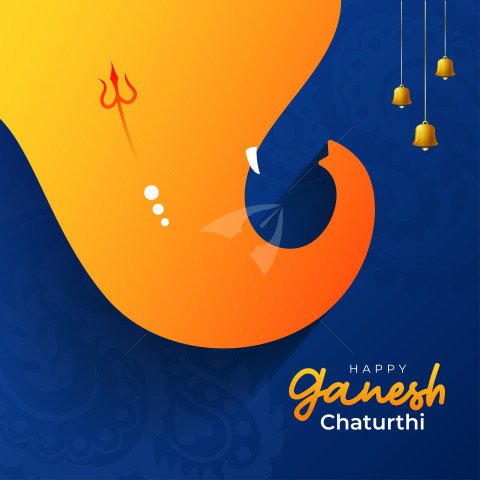 Creative Ganesh Chaturthi Template Design