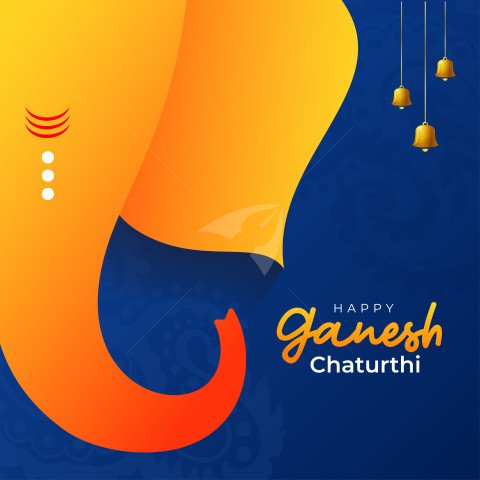 Creative Ganesh Chaturthi Template Design