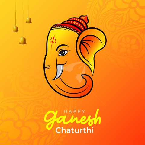 Happy Ganesh Chaturthi Post Template