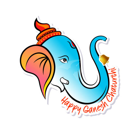 Happy Ganesh Chaturthi Sticker Png