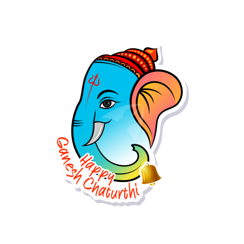 Happy Ganesh Chaturthi Sticker