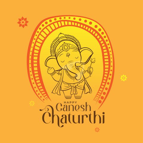 Happy Ganesh Chaturthi Post Design