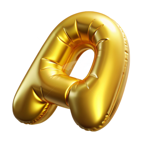 Letter a balloon png