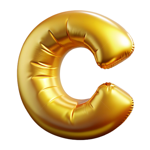 Letter c balloon png