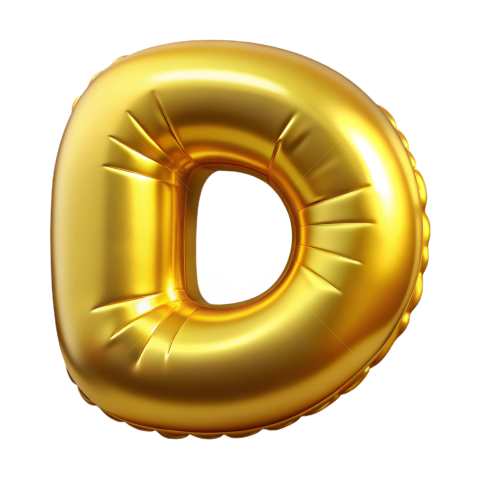 Letter d balloon png