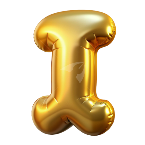 Letter i balloon png