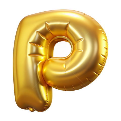 Letter p balloon png