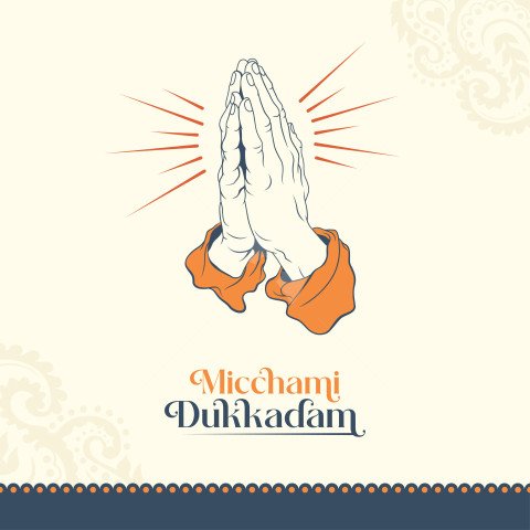 Jain Festival Micchami Dukkadam Background Design