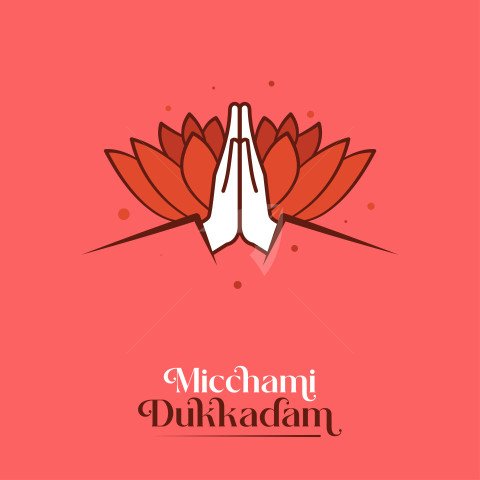 Jain Festival Micchami Dukkadam Background Design