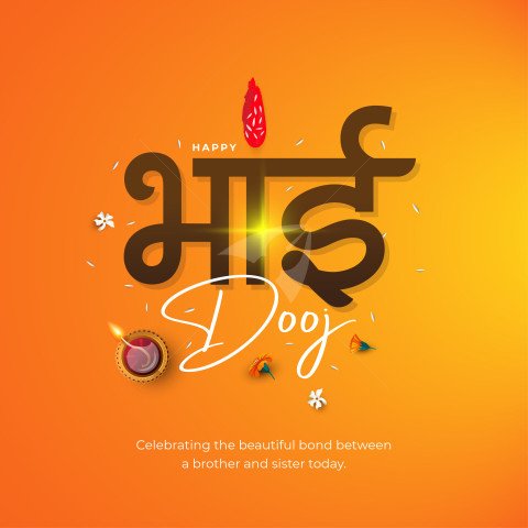 Happy Bhai Dooj Post Design Template