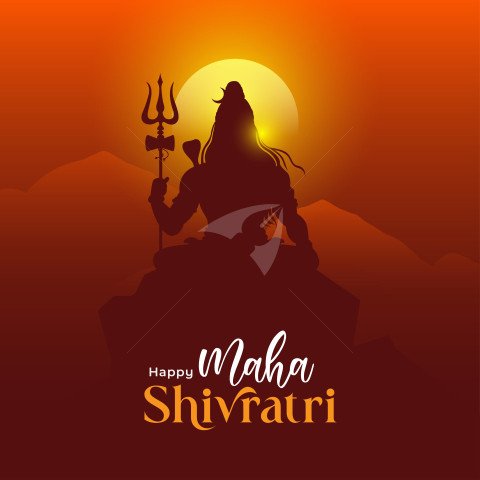 Happy Maha Shivratri Post Design Template