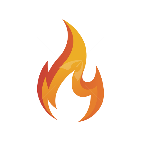 Fire Flame Logo Vector Illustration