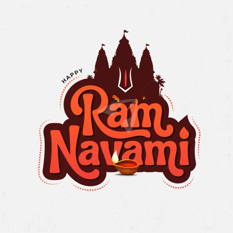 Ram Navami Post Template Design