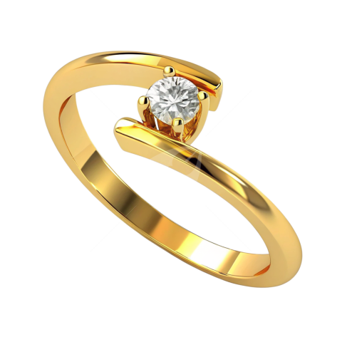 Engagement gold dimond ring png