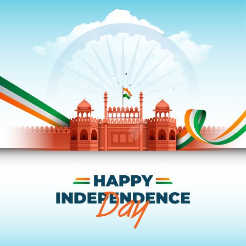 Happy Independence Day Celebration Post Banner Design Template