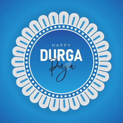 Happy Durga Puja Background Design Template Illustration