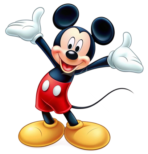 Mickey Mouse Cartoon Character