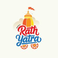 Colorful Rath Yatra Festival Celebration with Traditional Temple Car Design