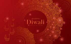 Diwali Festival Background Design Template