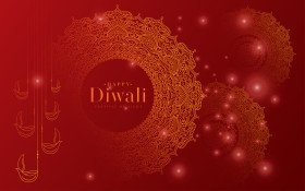 Diwali Festival Background Vector