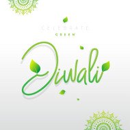 Eco-Friendly Diwali Diwali Celebration Banner Design