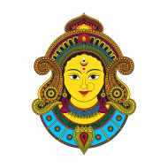 Goddess Durga Face Illustration