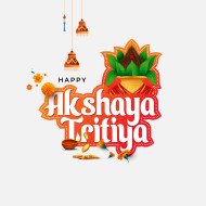 Happy Akshaya Tritiya Vector Design Template