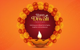 Happy Diwali Background Banner Design Template