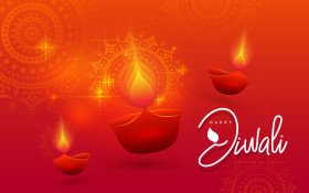 Happy Diwali Background Design Template