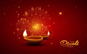 Happy Diwali Background Design Template